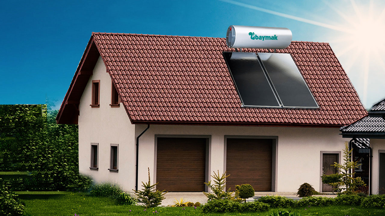Baymak Güneş Kolektörü Paket Sistemleri ile Hijyenik Sıcak Suya Kolayca Ulaşın, Tasarruf Edin